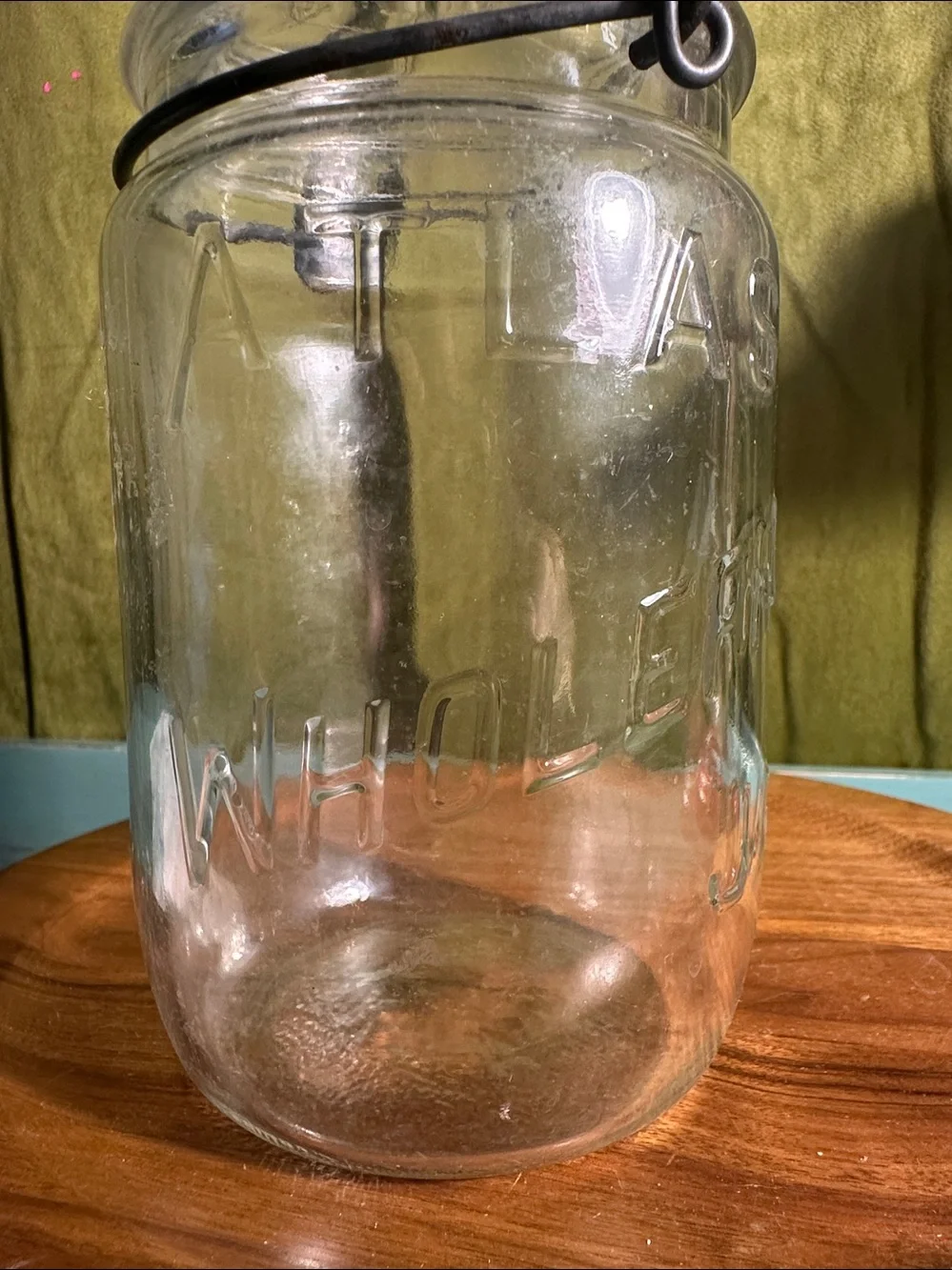 Atlas whole fruit jar